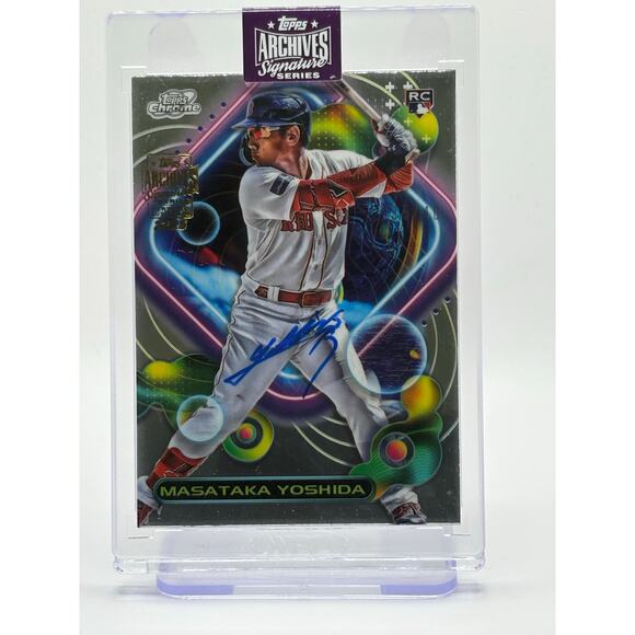 2025 Topps Archives Series MASATAKA YOSHIDA 2023 Rookie Buyback Auto 35/40 SP RC - Picture 1 of 2